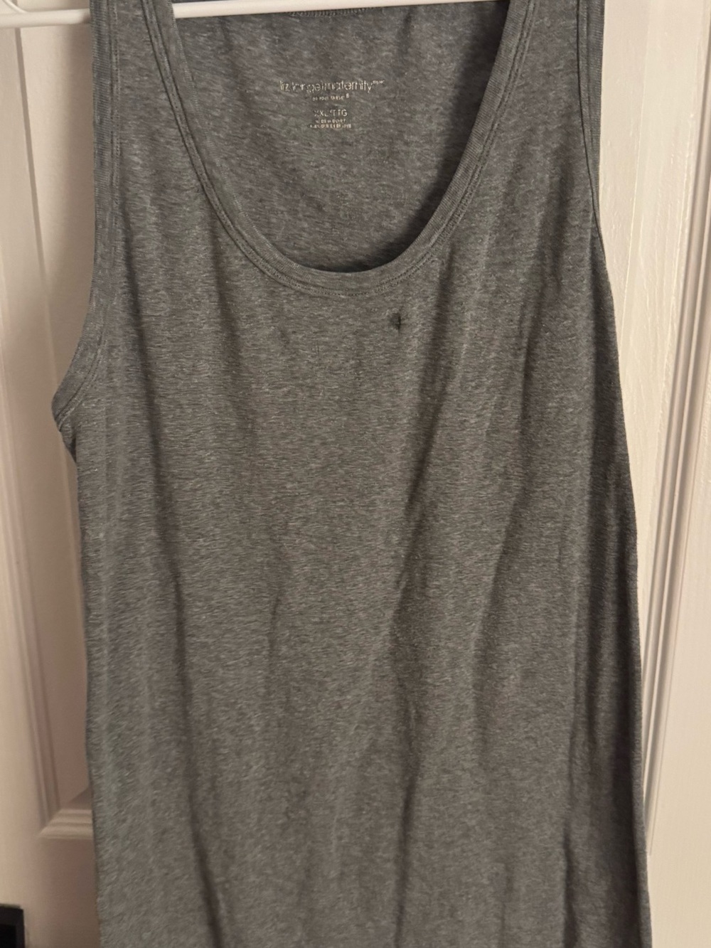 Women's Gray Scoop Neck Tank Top